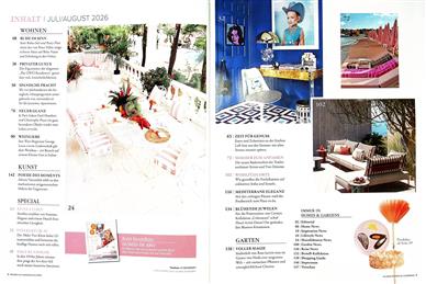 Homes & Gardens Deutsch Inhaltsverzeichnis