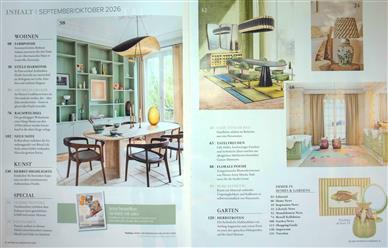 Homes & Gardens Deutsch Inhaltsverzeichnis