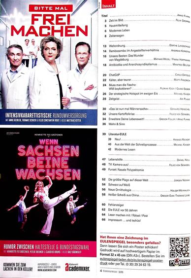 Eulenspiegel Inhaltsverzeichnis