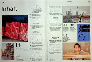 Wirtschaftswoche Inhaltsverzeichnis