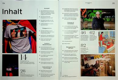 Wirtschaftswoche Inhaltsverzeichnis