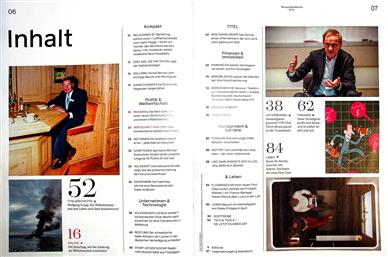 Wirtschaftswoche Inhaltsverzeichnis
