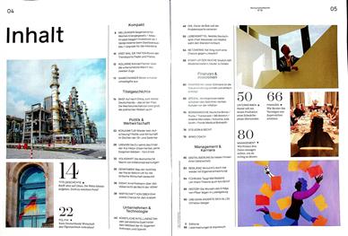 Wirtschaftswoche Inhaltsverzeichnis