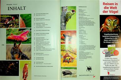 Naturgucker Inhaltsverzeichnis