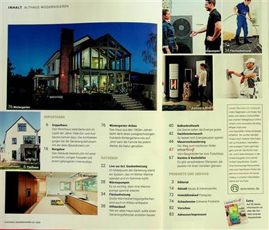 Althaus Modernisieren Inhaltsverzeichnis