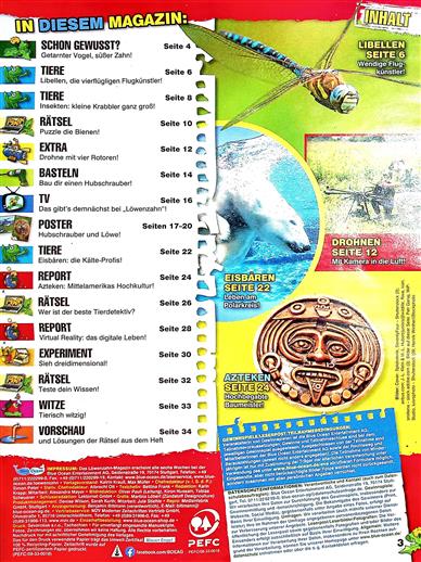 Löwenzahn Inhaltsverzeichnis