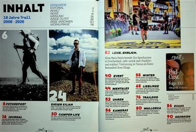Trail Inhaltsverzeichnis