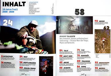 Trail Inhaltsverzeichnis