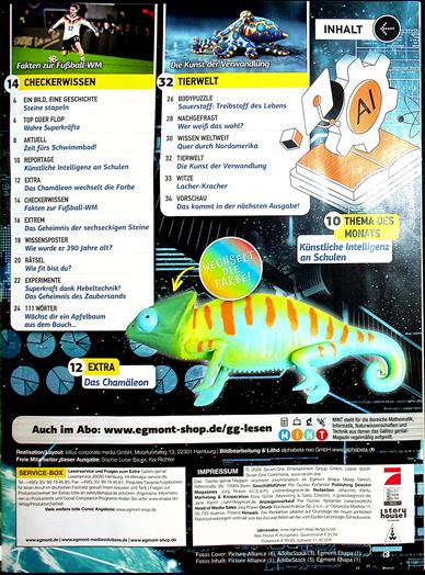 Galileo GENIAL Inhaltsverzeichnis