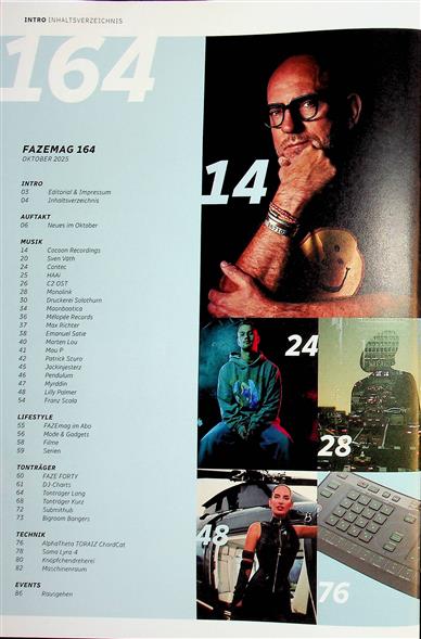 Faze Mag Inhaltsverzeichnis