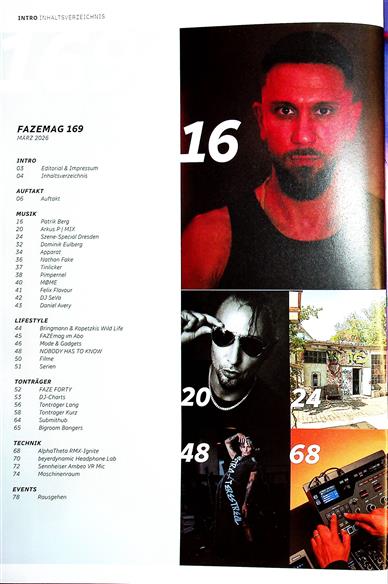 Faze Mag Inhaltsverzeichnis