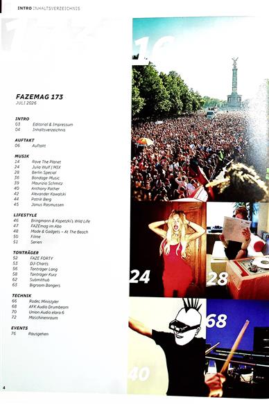 Faze Mag Inhaltsverzeichnis