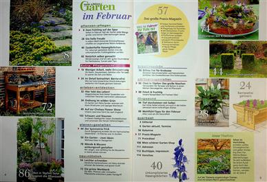 Mein schöner Garten Inhaltsverzeichnis