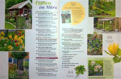 Mein schöner Garten Inhaltsverzeichnis