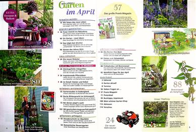 Mein schöner Garten Inhaltsverzeichnis