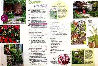 Mein schöner Garten Inhaltsverzeichnis