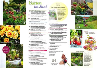 Mein schöner Garten Inhaltsverzeichnis