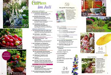 Mein schöner Garten Inhaltsverzeichnis