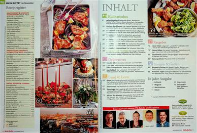 Mein Buffet Inhaltsverzeichnis