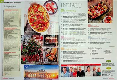 Mein Buffet Inhaltsverzeichnis