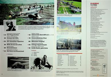 Flugzeug Classic Jahrbuch 2026 Inhaltsverzeichnis