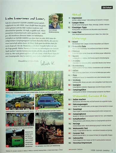 Clever Campen Inhaltsverzeichnis