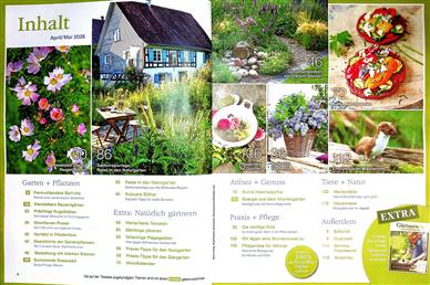 Mein Schöner Landgarten Inhaltsverzeichnis