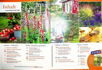 Mein Schöner Landgarten Inhaltsverzeichnis