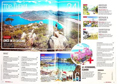 Reise und Preise Inhaltsverzeichnis