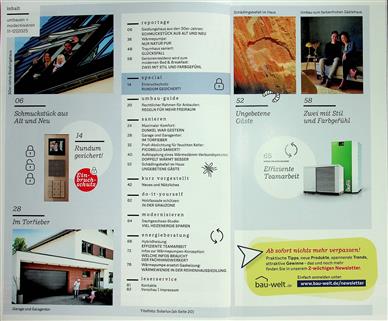 Umbauen & Modernisieren Inhaltsverzeichnis