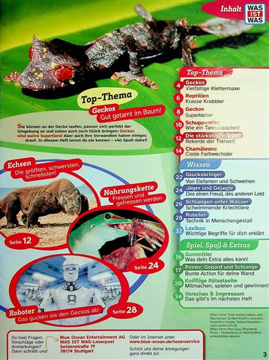 Was ist was Inhaltsverzeichnis