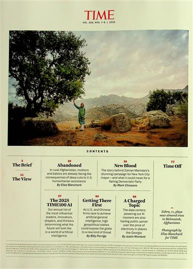 Time Magazine Inhaltsverzeichnis