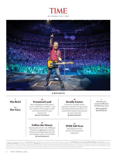 Time Magazine Inhaltsverzeichnis