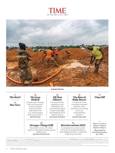 Time Magazine Inhaltsverzeichnis