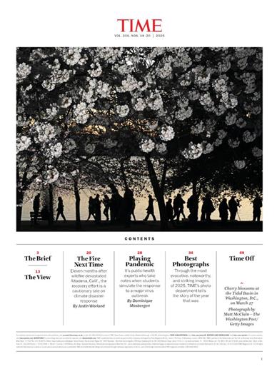 Time Magazine Inhaltsverzeichnis