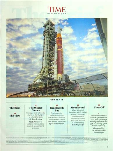 Time Magazine Inhaltsverzeichnis