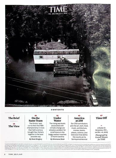 Time Magazine Inhaltsverzeichnis