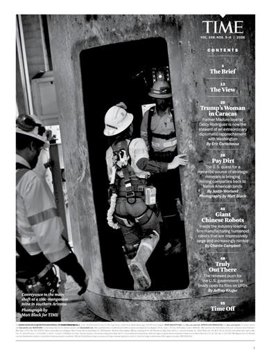 Time Magazine Inhaltsverzeichnis
