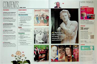 BBC History Magazine Inhaltsverzeichnis