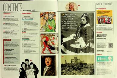 BBC History Magazine Inhaltsverzeichnis