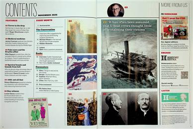 BBC History Magazine Inhaltsverzeichnis