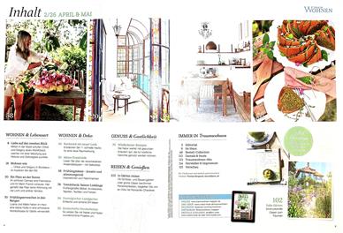 Traum Wohnen Inhaltsverzeichnis