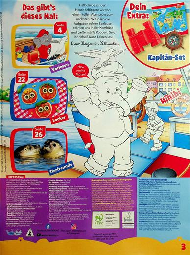 Benjamin Blümchen Inhaltsverzeichnis