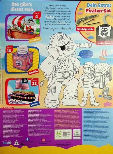 Benjamin Blümchen Inhaltsverzeichnis