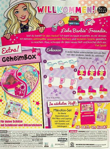 Barbie Inhaltsverzeichnis