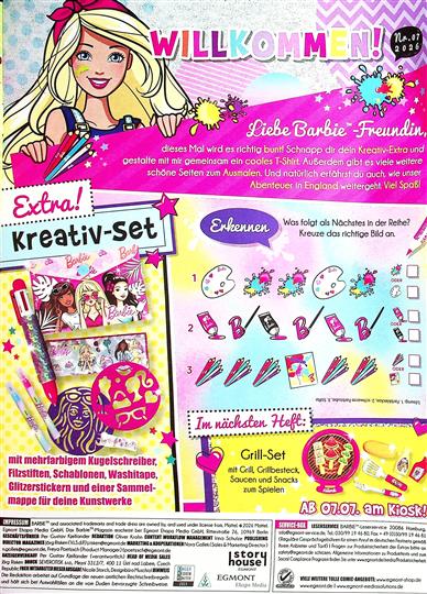 Barbie Inhaltsverzeichnis