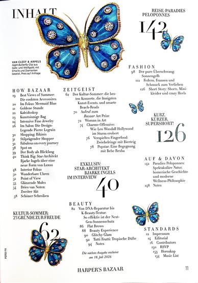 Harpers Bazaar Deutsch Inhaltsverzeichnis