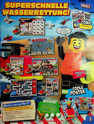 Lego City - Lego Magazin Inhaltsverzeichnis