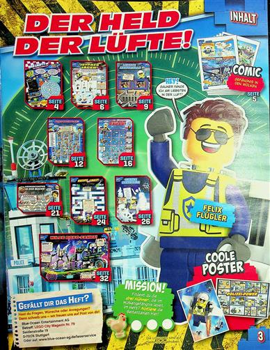 Lego City - Lego Magazin Inhaltsverzeichnis
