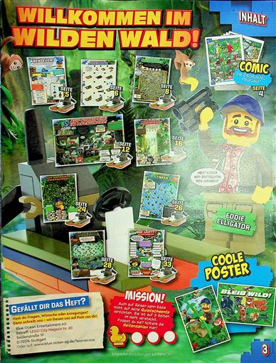 Lego City - Lego Magazin Inhaltsverzeichnis